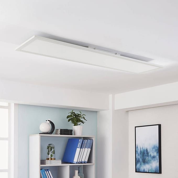 Arcchio Lysander LED paneel, CCT, 119cm 55W, wit