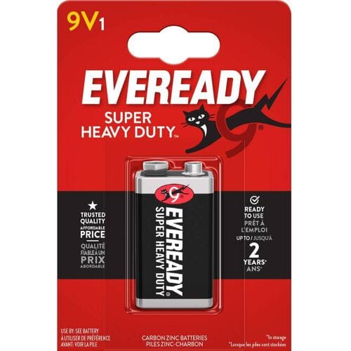 Eveready SHD 9V batterij (blok) Zink-kool 9 V 1 stuk(s)