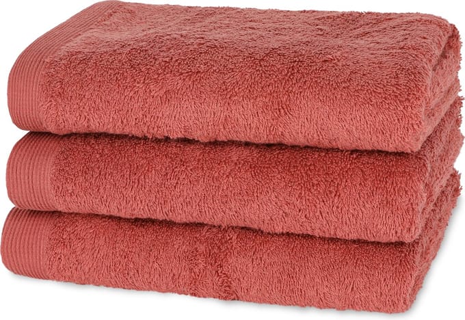 Casilin - Como - set van 3 handdoeken - 50x100 - Brick Red