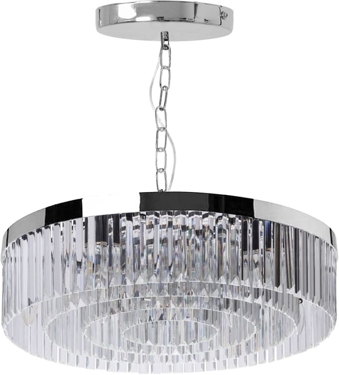 Toolight App1532-8Cp Hanglamp - Chroom - 58X58X66,5Cm
