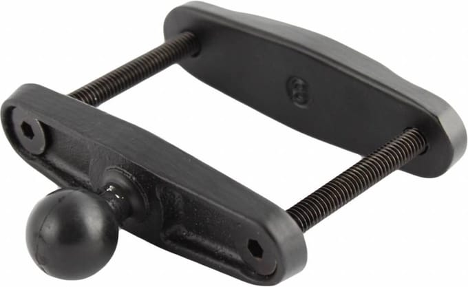 Vierkante Paal Klem Basis voor Palen tot 3" Breed - B Maat RAM-B-247U-3