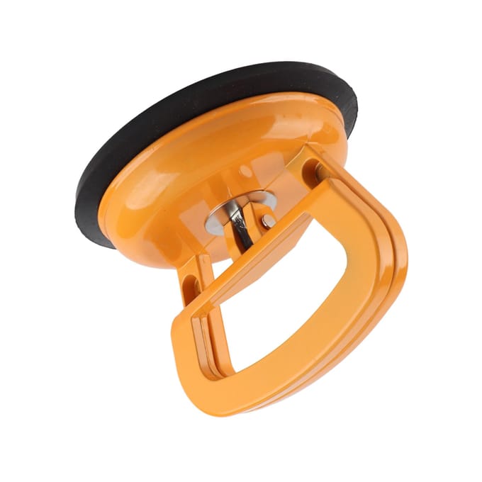 Aluminiumlegering Enkele plaat Zuignap Glaslifter Verplaatser Deuk Reparatie Trekker Pad orange