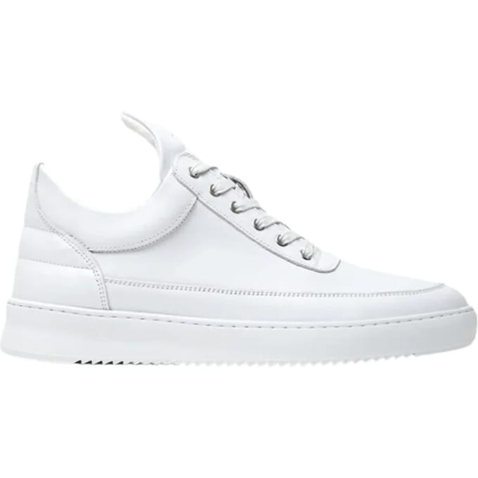Filling Pieces Low Top Ripple Nappa Sneakers - Leer - Heren - Wit - Maat 40