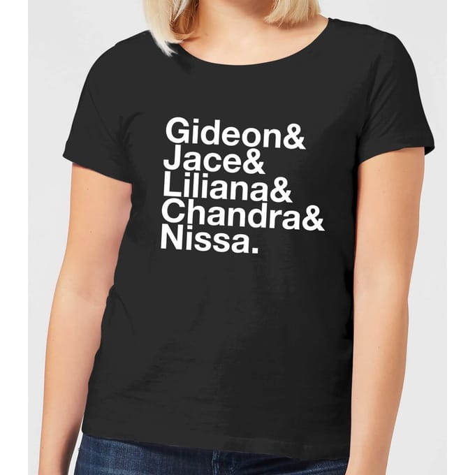 Magic The Gathering Names Women's T-Shirt - Black - M - Zwart