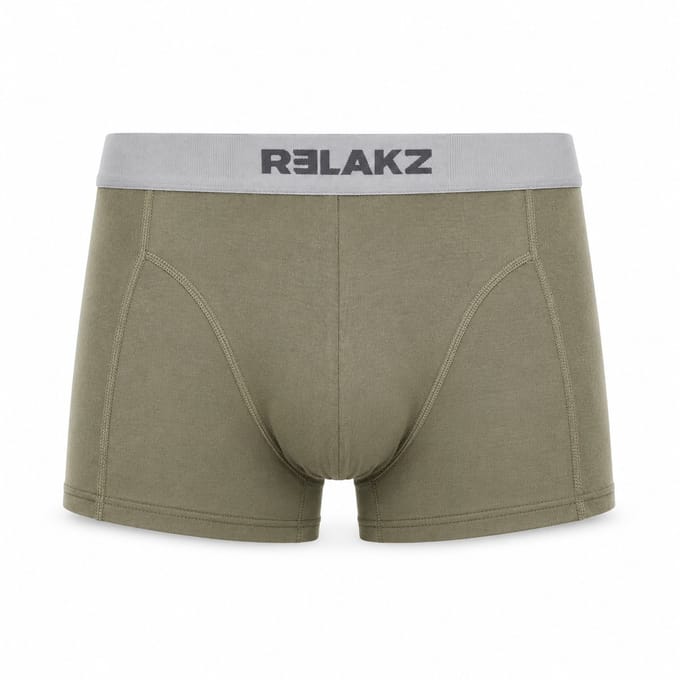 RELAKZ - Heren Boxershorts - Lenzing Modal - 2-pack - Pine Green - S