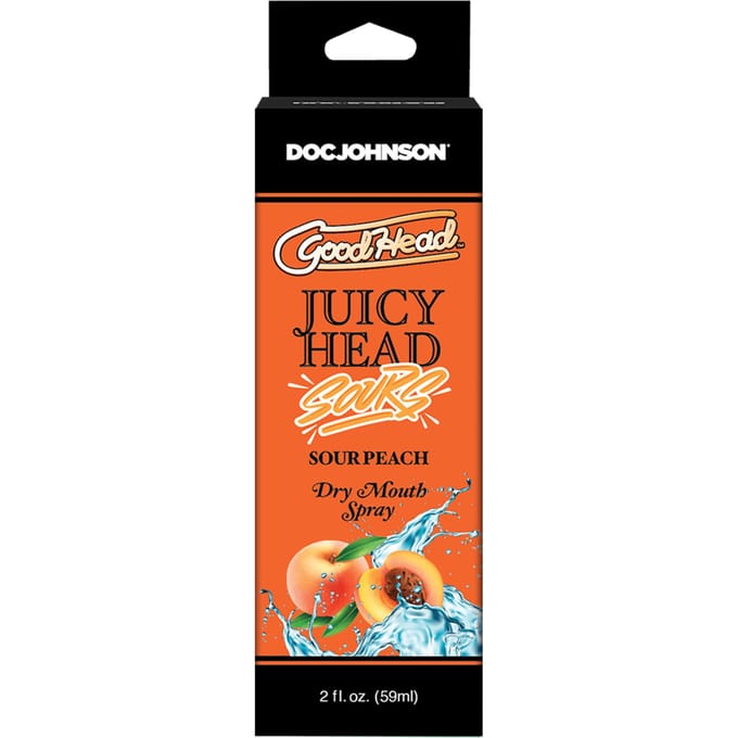 Doc Johnson - GoodHead Juicy Head Dry Mouth Spray - Perzik - 60 ml