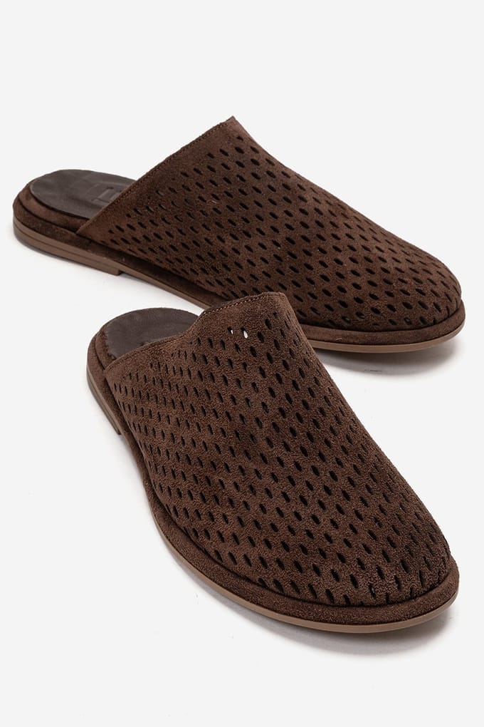 Melara Leren Instap Mule