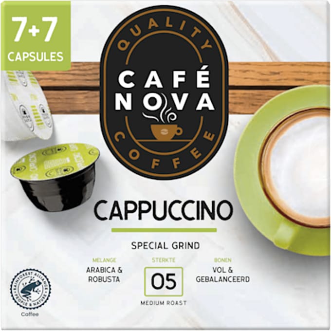 Koffiecapsules cappuccino