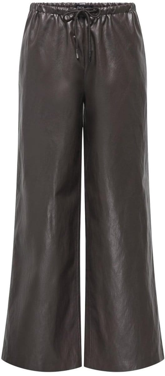 Only Onlmini Faux Leather Pants Raven | Bruin | Maat: XS