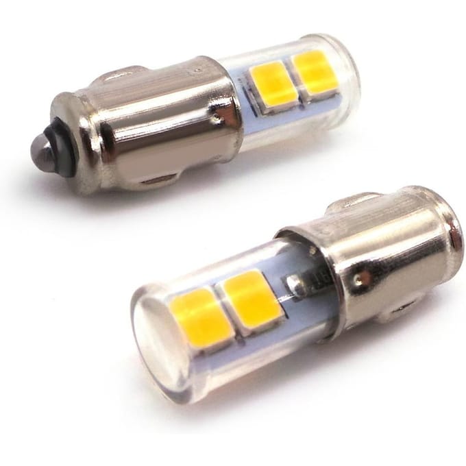 4 stuks LED-lamp BA7S 12V 250lm warm wit Off-Road