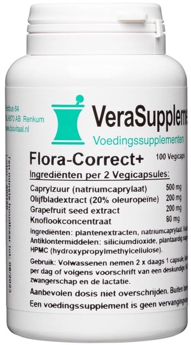 VeraSupplements Flora Correct + Capsules 100CP