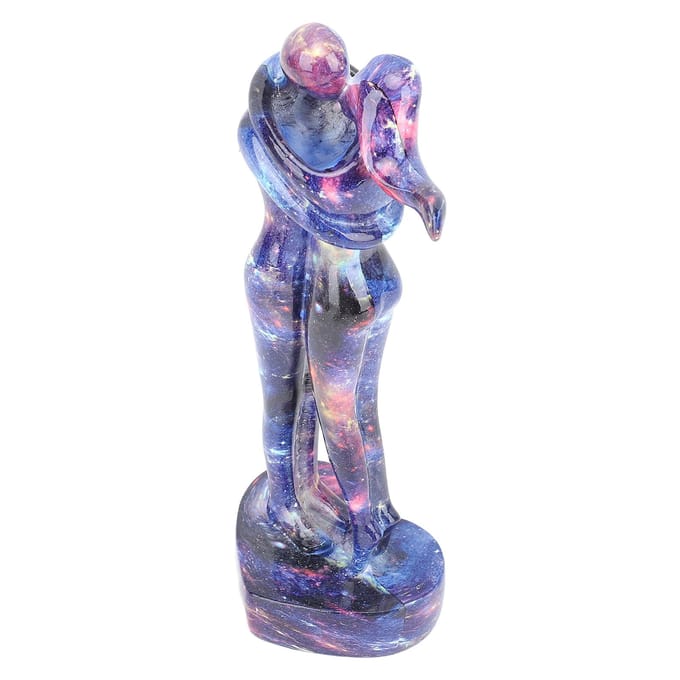 Hars Liefdesbeeld Exquise Elegant Romantisch Duurzaam Bureau Koppelfiguur voor Thuis Kantoor gray