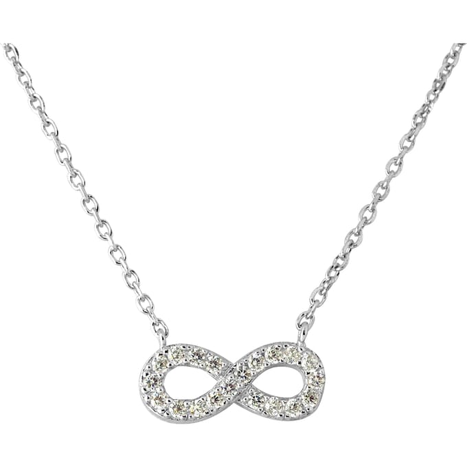 Oneindige ketting zirkonium zilveroxides 925