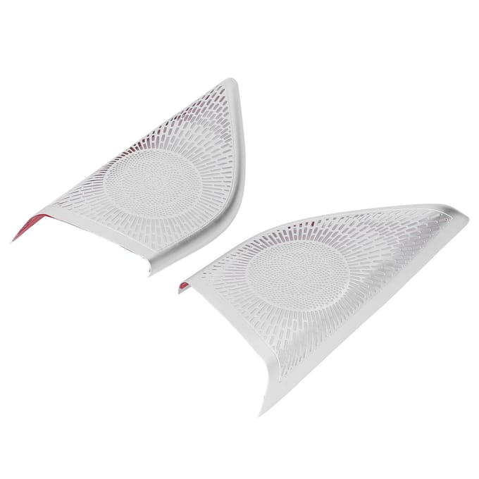 Paar Autodeur Speaker Cover Audio Luidspreker Trim Aluminiumlegering Vervanging voor Benz B Klasse W247 gray