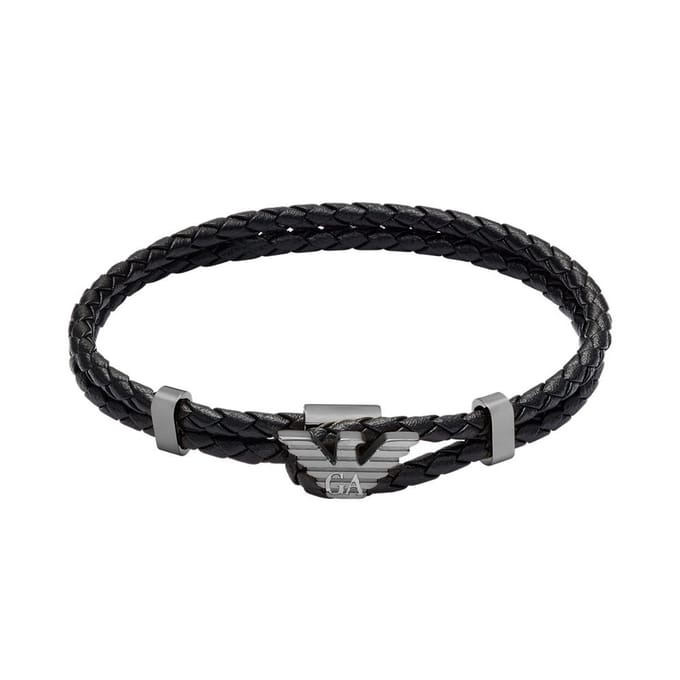 Emporio Armani EGS3322060 Heren Armband (sieraad) 21 cm - Staalgrijs