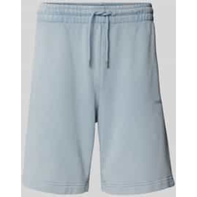 Regular fit sweatshorts met labelprint, model 'Dupaly'