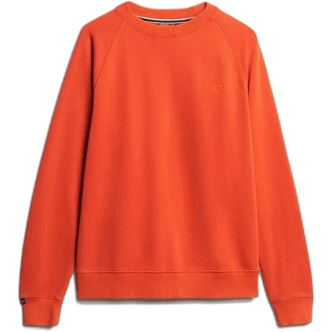 Superdry - Essential Logo raglansweatshirt met ronde hals - Heren - Truien