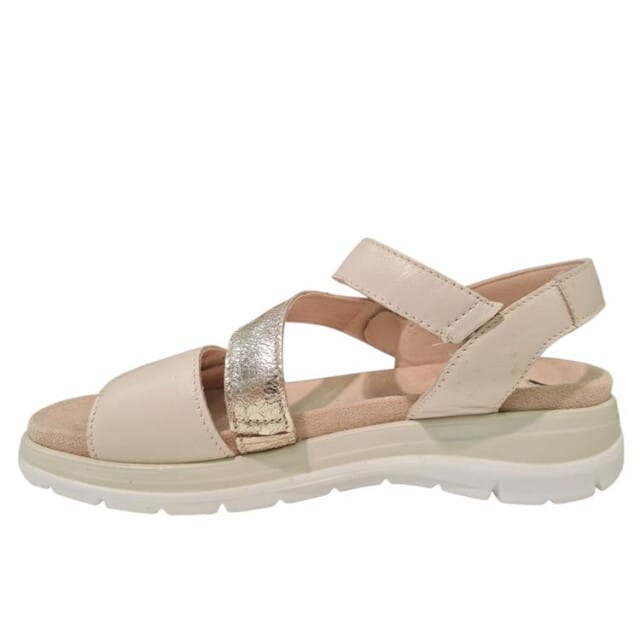 Caprice Leren Dames Sandalen - Beige - 39