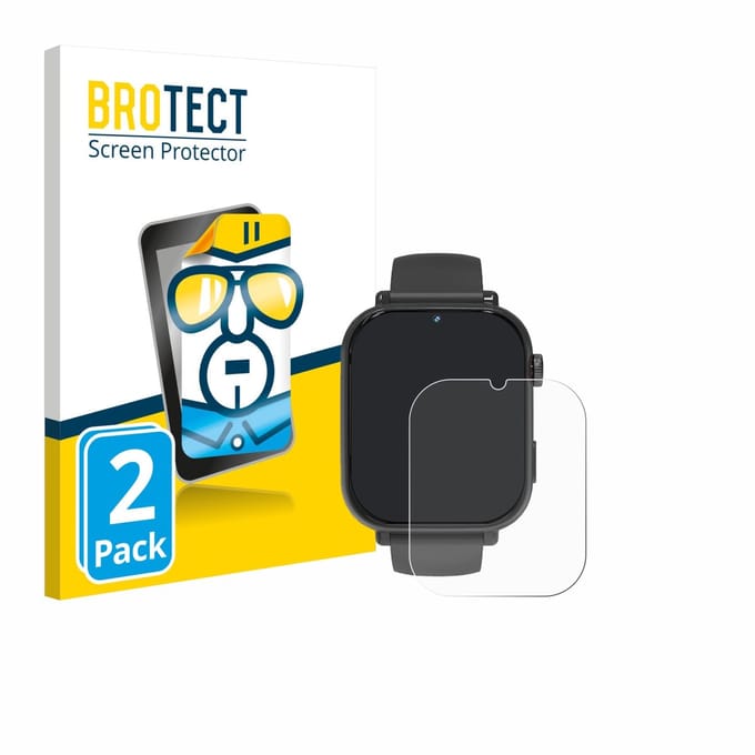 BROTECT - Screenprotector voor Ucani A22 - Folie Beschermfolie transparant 2 Stuks
