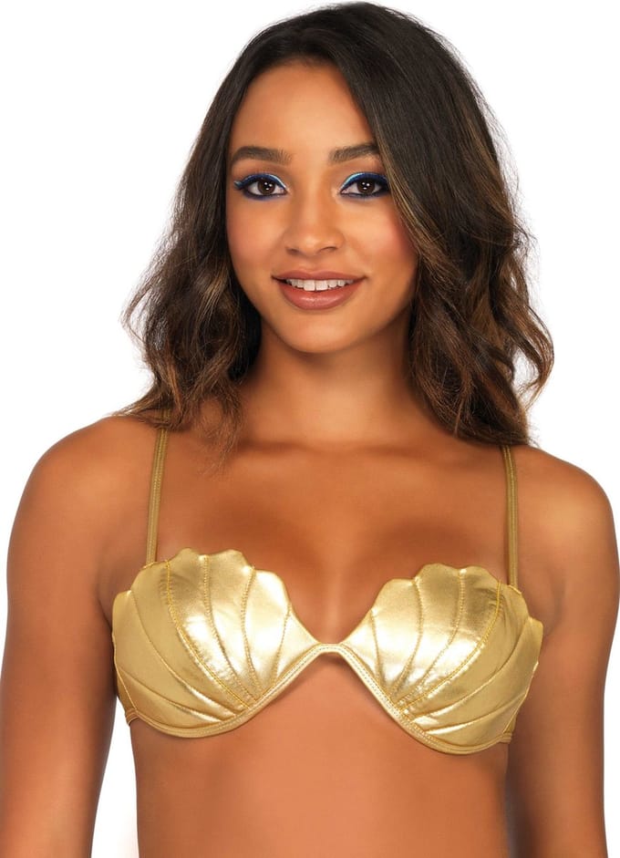 Mermaid shell bra top