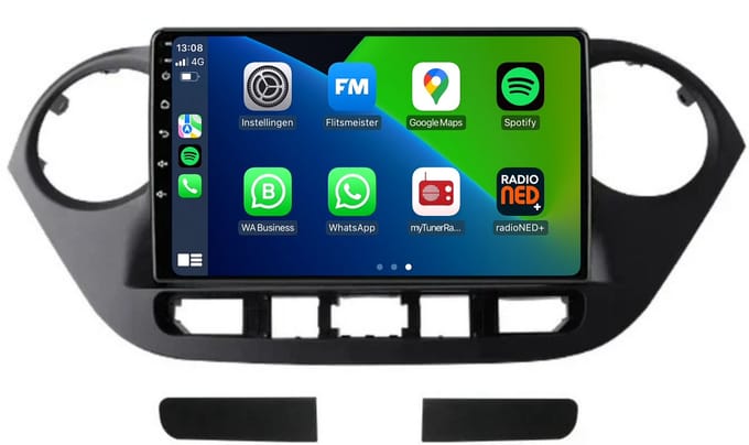 Carplay autoradio voor Hyundai I10 | 2014 t/m 2017 | Android 13 | Draadloos Apple Carplay & Android Auto | 2GB + 32GB | 8-Core processor | Davilon | 2025 model | 2014 2015 2016 2017 | Bluetooth & Wifi