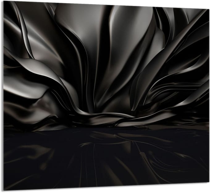 TMK ArtDeko Serie - Glazen Snijplank - 65x60 cm - Sfeervol Ontwerp - Multifunctioneel