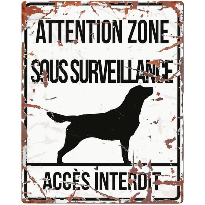 Waarschuwingsdisplay D&D Home Square Retriever F
