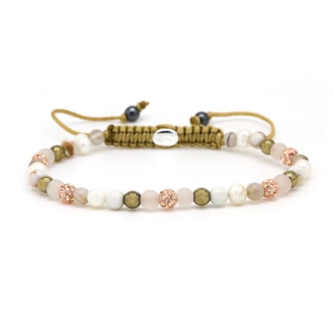 Karma Armband Spiral Skye XXS Rosé Gold Crystal