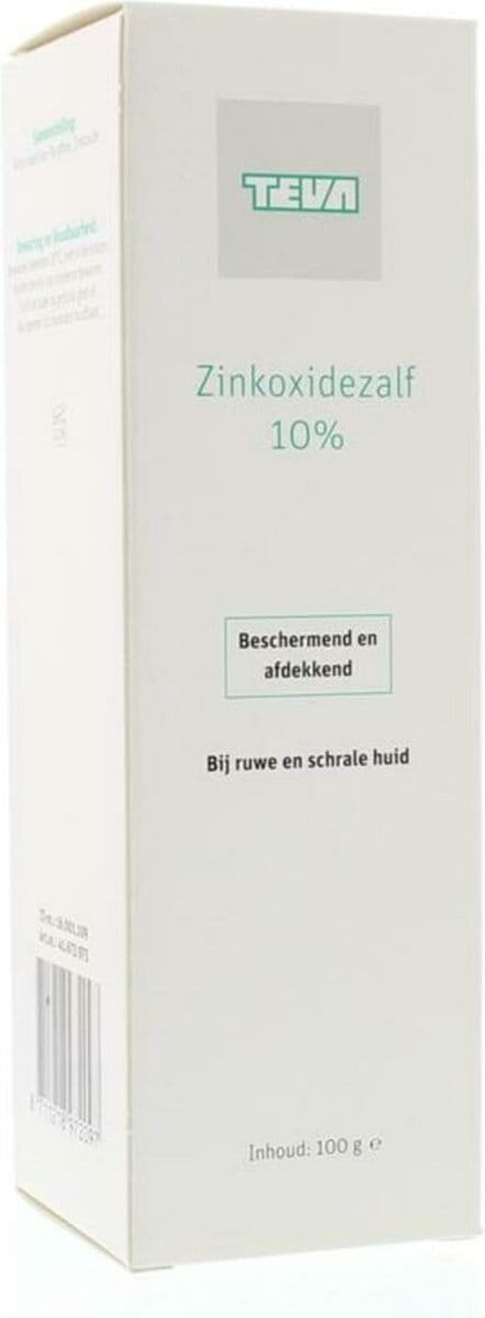 Teva Zinkoxidezalf 10% 100 Gram