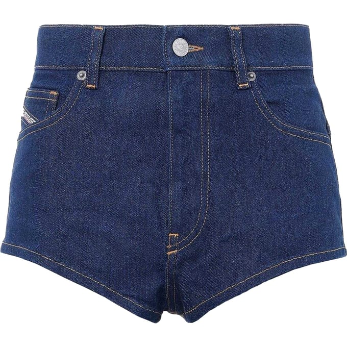 Diesel Dames/Dames De-Lunar High Waist Shorts (Blauw)