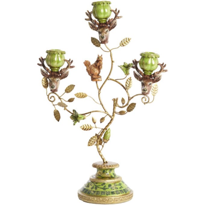 Light & Living - Kandelaar SORYN - 29.5x12.5x44 cm - Groen