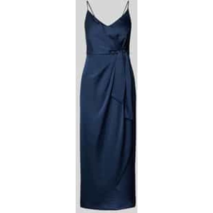Cocktailjurk met knoopdetail