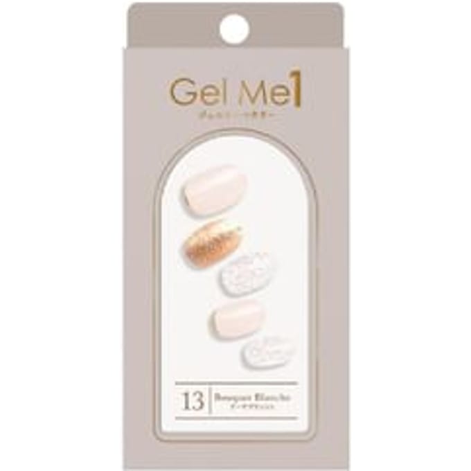 Cosme de Beaute - Gel Me 1 Nail Art Stickers 13 Bouquet Blanche - 30 pcs