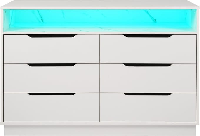 Wit Spaanplaat Multifunctionele Opbergkast Woonkamer Eetkamer Slaapkamer 120×40×85cm