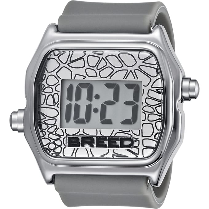 Breed Austin LCD siliconen ringhorloge