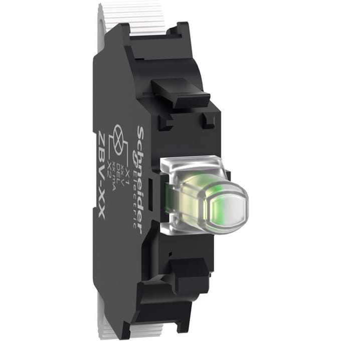 Schneider Electric ZBVM15 LED-module, Ø 22, Integral LED wit, 230 V Verdeelkastaccessoire 4 stuk(s)