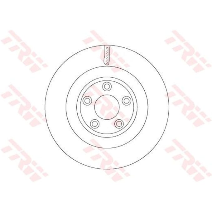 Remschijf TRW DF6816S