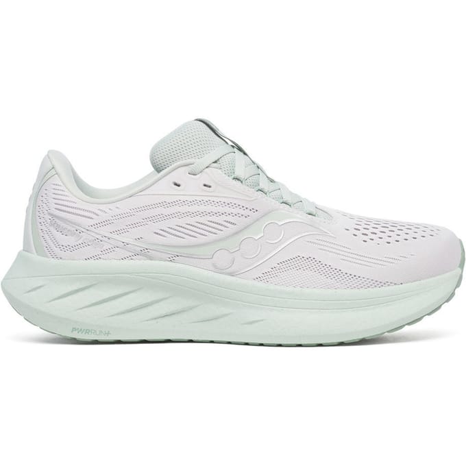 Saucony | Ride 18 | Hardloopschoenen | Dames | Fog / Mist | 41 -