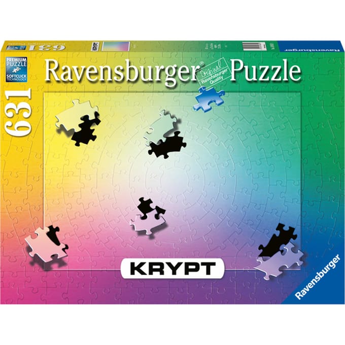 Ravensburger Krypt puzzel Gradient Pasteltinten - Legpuzzel - 631 stukjes