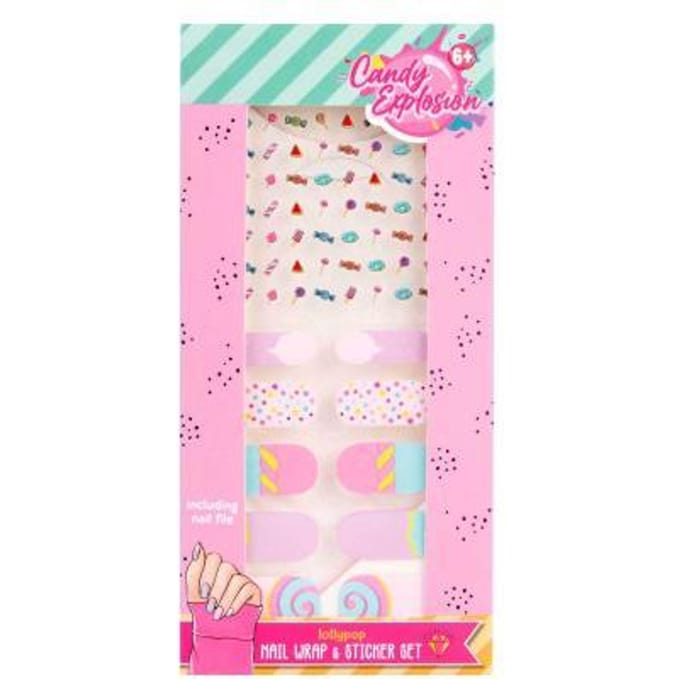 Create it! Candy Nagelsticker creatie set Opmaken en sieraden