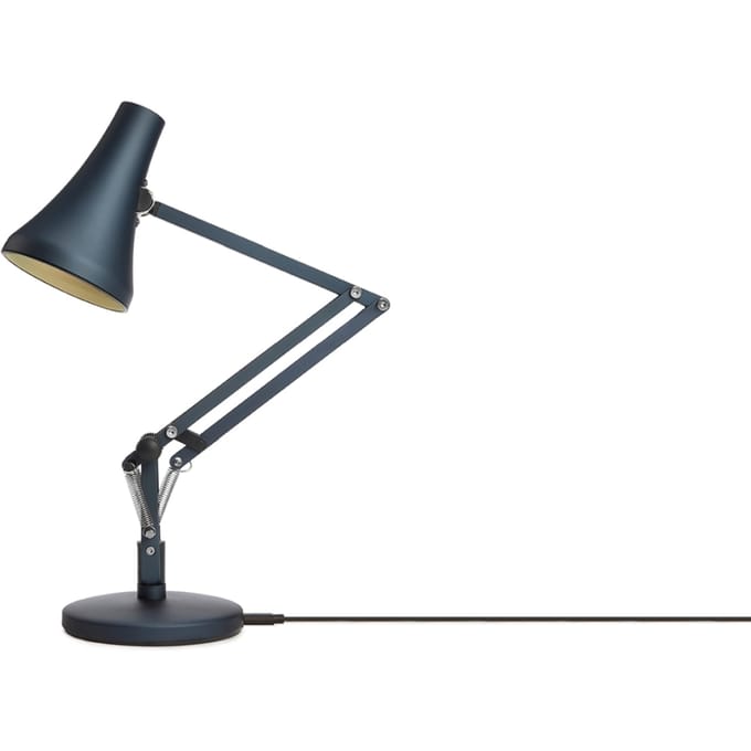 Anglepoise 90 Mini Mini Tafellamp Staalblauw/ Grijs