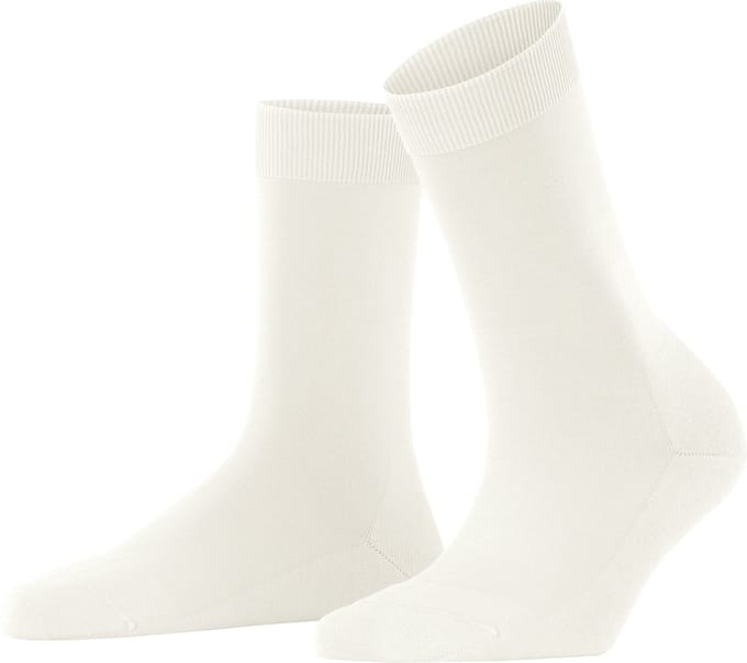 FALKE ClimaWool eenkleurig wol lyocell sokken dames wit - maat 37-38