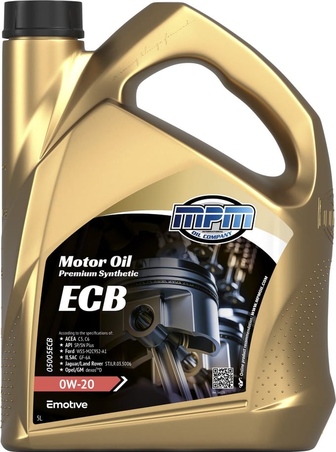 MPM Motorolie 0w20 Ecoblue Ford - 5 liter