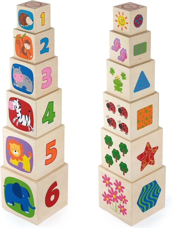 Educatief Spel - Stapelkubus