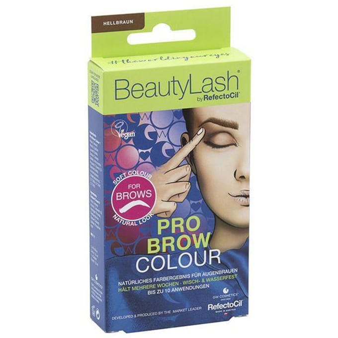 BEAUTYLASH PRO BROW COLOUR wenkbrauwverfkit #Lichtbruin 1 stuk