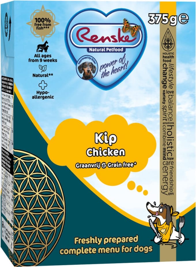12x Renske Vers Graanvrij Tetra Kip 375 gr