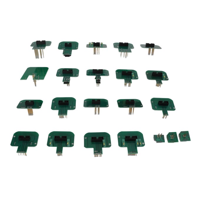 22pcs Adaptateurs de sonde BDM pour cadre LED Outil professionnel de tuning de puce Remplacement pour Siemens black