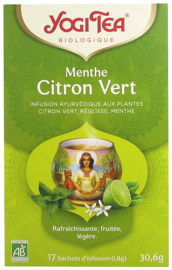 Yogi Tea Mint Lime Organic 17 Zakjes