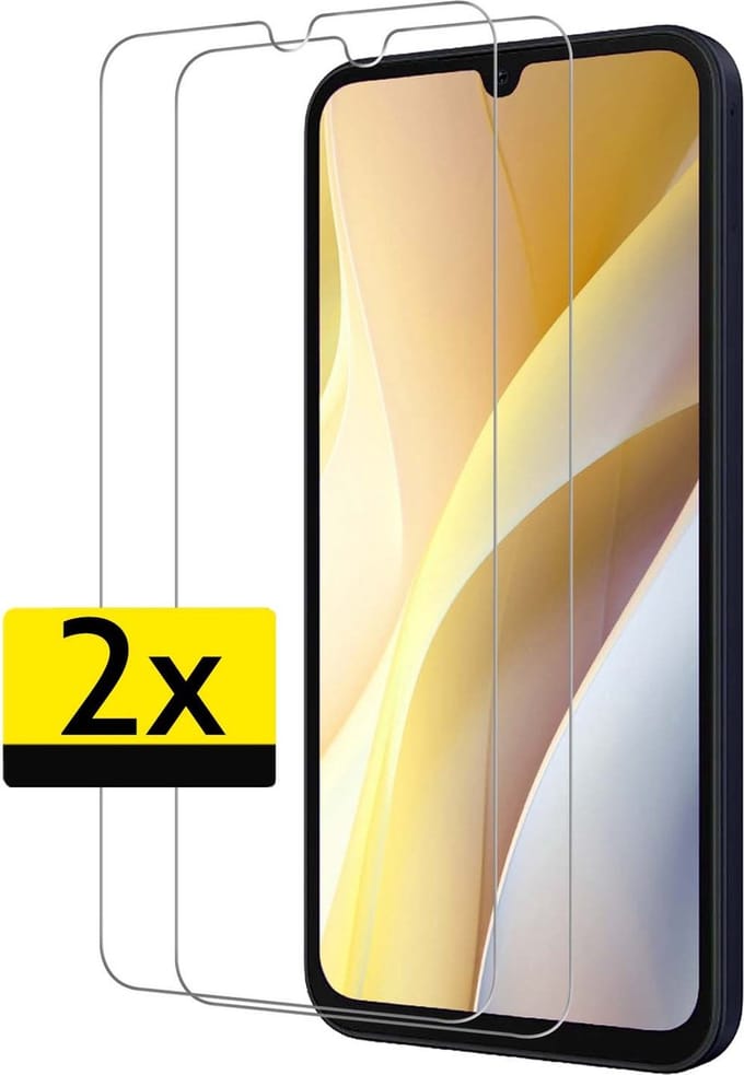 Screenprotector - Geschikt voor Samsung Galaxy A15 - 2 Stuks - Extra Sterk - Beschermglas - Gehard Glas - Tempered Glass - Screen Protector