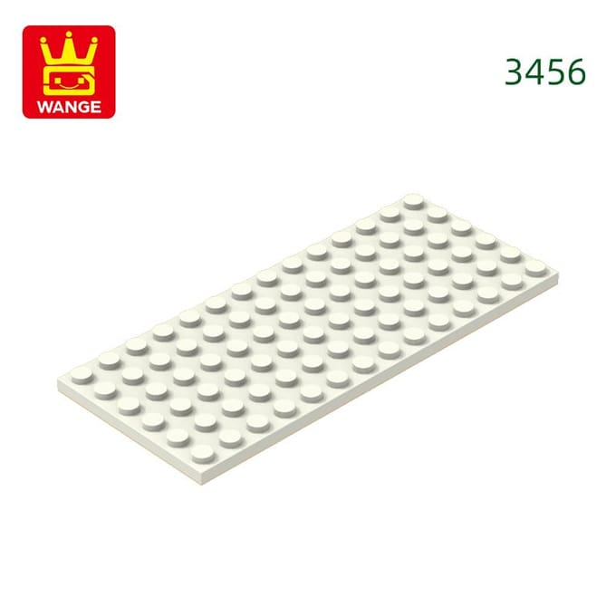 Bodemplaat 1 STUKS / Fitting 3456 Dubbelzijdige bodemplaat Inclusief 6x14 gaten Mijn Eigen Creatie Bouwstenen Gemonteerde constructie s